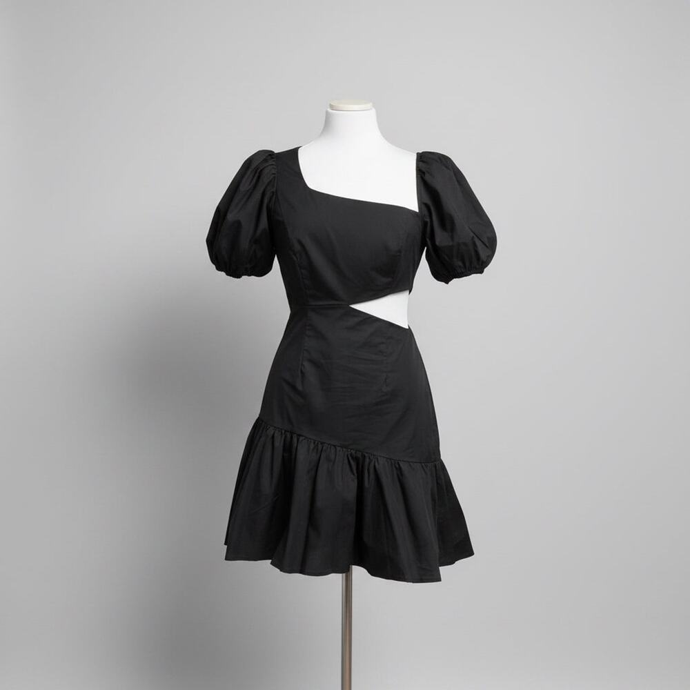 ASTR the Label black dress with cutout, size S